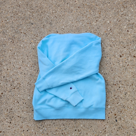 Champion Sky Blue Athletic Hoodie - Picture 2 of 4